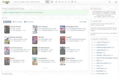 start zoogle verified torrents.